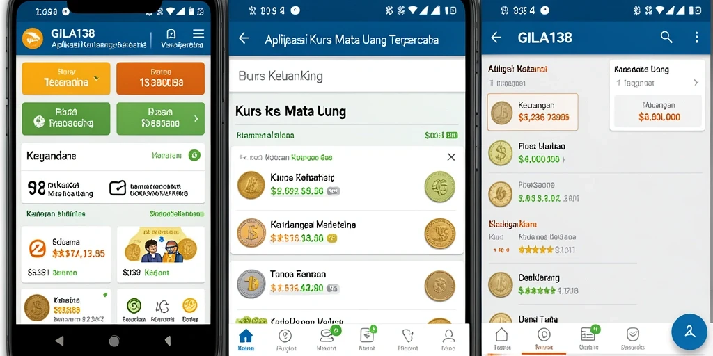 Tampilan antarmuka GILA138 yang modern dan mudah digunakan.