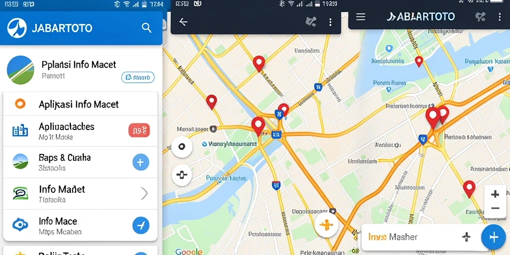 Tampilan antarmuka aplikasi Info Macet JABARTOTO yang informatif dan mudah digunakan.