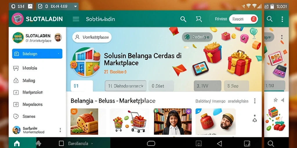 Antarmuka intuitif SLOTALADIN untuk pengalaman belanja yang menyenangkan.